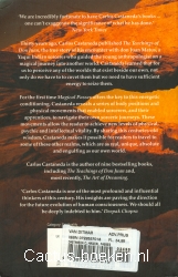 Castaneda, C.: Magical passes - The Practical Wisdom of the Shamans of Ancient Mexico (1998) (achterkant).